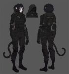  anthro armor body_armor clothing elbow_pads female haplorhine hood humanoid idika_(imnotafurry12) knee_pads lethal_doors mammal military_uniform monkey primate solo tail uniform 