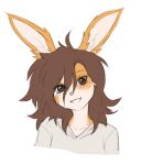  anthro clothing elronya fan_character female freckles hair lagomorph leporid long_hair mammal portrait rabbit ronya solo 