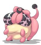  animal_print anthro belly belly_rolls big_belly big_breasts big_udders bottomless bovid bovine bra bra_only breasts chubby_cheeks clothed clothing cow_print double_chin female generation_2_pokemon glistening glistening_body hooves horn hottieman huge_breasts hyper hyper_belly hyper_breasts mammal miltank morbidly_obese morbidly_obese_anthro morbidly_obese_female navel neck_rolls nintendo nipple_outline obese obese_anthro obese_female overweight overweight_anthro overweight_female pink_body pokemon pokemon_(species) simple_background smile solo teats thick_thighs udders underwear underwear_only wide_hips 