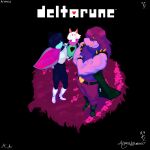  absurd_res armedantagonist armor bovid breastplate caprine crossed_arms deltarune female goat grass group hi_res high-angle_view horn human humanoid kris_(deltarune) looking_at_viewer looking_up male mammal plant ralsei scalie scarf standing susie_(deltarune) trio undertale_(series) 
