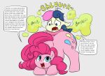  anal anal_vore anus big_butt blue_eyes blue_hair blue_mane bonbon_(mlp) butt cutie_mark dendollae dialogue dock duo earth_pony english_text equid equine fart fart_cloud fart_fetish female female/female friendship_is_magic hair hasbro hi_res horse mammal mane multicolored_hair multicolored_mane my_little_pony open_mouth open_smile pink_body pink_hair pink_mane pink_tail pinkie_pie_(mlp) pony simple_background smile tail tan_body text thick_thighs two_tone_hair two_tone_mane uvula vore wavy_mouth 