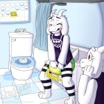  accident anthro asriel_dreemurr bath bathroom blush bodily_fluids bovid caprine clogged_toilet clothing cloud despair desperation diaper duo embarrassed female flower genital_fluids goat hi_res male mammal omorashi overflowing_toilet paper paper_roll peeing plant potty_chart potty_dance potty_training puddle robe robe_only sagging_diaper shadyadi shy soaked_diaper soaking soggy_diaper toilet toriel toriel_(undertale) undertale undertale_(series) urine wet wetting worried worried_face worried_look 