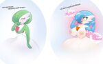  anthro bodily_fluids breasts cum cum_on_breasts duo female gardevoir generation_3_pokemon genital_fluids hi_res nintendo penis_shadow pokemon pokemon_(species) spicyredfox 