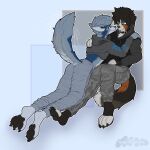  absurd_res anthro cuddling duo hi_res ltzodd male male/male paws 