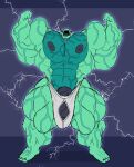  abs absurd_res angry anthro aura barely_contained barely_contained_penis big_muscles big_penis black_nipples black_penis bovid bulge caprine clothed clothing electricity flexing fur genitals goat green_body green_fur growth hi_res huge_muscles huge_pecs huge_penis hyper hyper_muscles lightning male mammal multicolored_body multicolored_fur muscle_growth muscular muscular_anthro muscular_arms muscular_legs muscular_male muscular_thighs nipples parttimeyeen_(artist) penis sharp_teeth solo teeth thick_thighs tight_clothing two_tone_body two_tone_fur underwear underwear_only vein veiny_muscles veiny_penis 