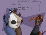  2_heads ambiguous_gender anthro avian big_breasts bird breasts canid canine canis conjoined domestic_dog female group hi_res huge_breasts lani_(lonnyk) lonnyk mammal meme multi_head nipples nude overweight overweight_female trio 