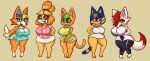  absurd_res animal_crossing ankha_(animal_crossing) arturfox audie_(animal_crossing) big_breasts big_butt bodily_fluids breast_milking breasts butt canid canine canis chara_kitsune_(arturfox) chubby_female domestic_dog felid feline female female/female fox group hi_res isabelle_(animal_crossing) lactating mammal nintendo tangy_(animal_crossing) thick_thighs wolf 