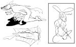  anthro anthro_on_anthro anthro_penetrated anthro_penetrating anthro_penetrating_anthro black_and_white canid canine canis coyote curtis_(rotgut12) duo ejaculation female female_penetrated guncht hybrid knotting lagomorph leporid male male/female male_penetrating male_penetrating_female mammal monochrome penetration rabbit ruby_(rotgut12) sex sketch wolf 