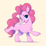  absurd_res aquaticvibes blue_eyes chest_tuft cutie_mark earth_pony equid equine eyebrows eyelashes female feral friendship_is_magic fur hair hasbro hi_res hooves horse mammal mane my_little_pony pink_body pink_fur pink_hair pink_hooves pink_mane pink_tail pinkie_pie_(mlp) pony simple_background smile solo tail tuft 