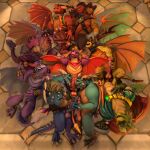  3d_(artwork) absurd_res activision aged_up anal anal_fingering anal_penetration anklet anonymous_artist anthro anthrofied anus armband armor asher_(spyro) ass_up ball_fondling balls baloonist_spyro big_penis blue_body blue_penis boris_(spyro) brown_penis bubba_(spyro) clothing collaborative collaborative_fellatio collaborative_sex collar color_wheel color_wheel_challenge cowbell deck_chair_position delbin_(spyro) digital_media_(artwork) dragon erection eyewear eyewear_on_head fellatio fingering fingerless_gloves fondling from_behind_position frottage furgonomics furry-specific_piercing gavin_(spyro) genitals gloves goggles goggles_on_head green_body group group_sex hand_on_butt hand_on_chest hand_on_head hands_behind_head handwear head_grab hi_res horn horn_grab horn_jewelry horn_piercing horn_ring jewelry kneeling looking_pleasured lucky_pierre lying male male/male masturbation muscular muscular_male neckerchief necklace nestor_(spyro) on_back on_ground oral orange_body orgy penetration penile penile_masturbation penis penis_worship piercing pink_penis purple_body purple_penis ragnar_(spyro) raised_leg raised_tail red_body red_penis rescued_dragons_(spyro) rimming ring_(jewelry) scalie sex smile smirk source_filmmaker spikes spikes_(anatomy) spyro spyro_reignited_trilogy spyro_the_dragon tail tongue tongue_out topwear trondo_(spyro) vest wings wristband yellow_body 
