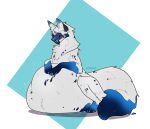  belly big_belly bulge canid canine canis cmitchell digestion feral fur hi_res ink male mammal solo tommy_(disambiguation) victim vore white_body white_fur wolf 