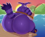  anthro big_butt big_the_cat breaking butt fishing fishing_rod huge_butt male male/male megacoolbear_(artist) sega solo sonic_the_hedgehog_(series) tail thick_thighs wide_hips 