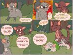  claws comic dialogue domestic_cat dovewing_(warriors) duo felid feline felis female feral freckledcoat hi_res ivypool_(warriors) male male/female mammal speech_bubble tigerheart_(warriors) warriors_(cats) 