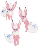  2021 4_fingers 4_toes absurd_res aibou alpha_channel anthro blue_eyes eeveelution feet female feral fingers flaaffy flareon fur generation_1_pokemon generation_2_pokemon hi_res hybrid inner_ear_fluff looking_at_viewer lying model_sheet multiple_poses nintendo on_back pawpads paws pokemon pokemon_(species) pose red_body red_fur reidas_(flareon) simple_background solo toes transparent_background tuft white_body white_fur 
