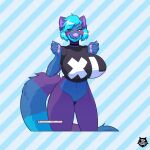  absurd_res ailurid anthro big_breasts breasts female hi_res mammal plum_the_red_panda red_panda thewilldpink 