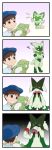  4koma ambiguous_gender anthro caressing_head cellphone clenched_teeth comic crossed_arms digital_drawing_(artwork) digital_media_(artwork) duo empty_eyes eye_contact felid feline feral floragato florian_(pokemon) frown generation_9_pokemon happy hi_res holding_object holding_phone holding_plushie human jealous kemonobito looking_at_another male mammal meowscarada nintendo phone plushie pokemon pokemon_(species) smartphone smile smug sparkles sprigatito tears_of_rage teeth v-shaped_eyebrows 