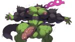  abs absurd_res ambiguous_fluids anthro anthrok balls biceps big_(disambiguation) bodily bodily_fluids cum erection furry genital_fluids genitals growth hatake hi_res holidays hyper invalid_tag male male/male muscular nintendo nipples nude okidogi pecs penis pokemon solo 