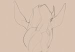  2d_animation ambiguous_gender animated anthro breasts brolaren equid equine horse looking_at_viewer mammal sketch solo 