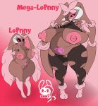  anthro areola belly big_areola big_belly big_breasts big_nipples breasts clothed clothing curvy_figure female generation_4_pokemon hi_res horn huge_areola huge_breasts huge_nipples hyper hyper_areola hyper_breasts hyper_nipples lopunny mega_evolution mega_lopunny nintendo nipples pokemon pokemon_(species) puffy_areola puffy_nipples solo succubusbnny thick_thighs voluptuous wide_hips womb_tattoo 