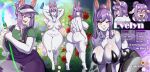  ahegao anthro bent_over big_breasts big_butt blush bodily_fluids breasts butt clothed clothing curvy_figure female flower fully_clothed gardening gekko-seishin genitals hair hi_res hose huge_butt lagomorph leggings legwear leotard leporid looking_pleasured mammal multiple_outfits multiple_poses nude overalls plant pose purple_hair pussy rabbit shirt short_tail smile solo suggestive_look sweat sweatdrop t-shirt tail thick_thighs tight_clothing tongue tongue_out topwear visor voluptuous water wide_hips 