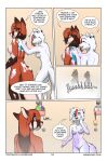  anthro arctic_fox arctica_(vixen_logic) areola bathing belly_tuft blue_eyes breasts brown_body brown_fur brown_hair brown_markings canid canine casual_nudity cheek_tuft chest_tuft colored comic communal_shower digital_media_(artwork) dipstick_ears dipstick_hair dipstick_tail duo ear_piercing facial_tuft female fox foxboy83 fur genitals gloves_(marking) green_eyes hair hi_res highlights_(coloring) innie_pussy inside leg_markings long_hair mammal markings multicolored_ears navel nipple_piercing nipples nude piercing pussy red_(vixen_logic) red_body red_fox red_fur red_hair red_highlights shaded short_hair shower shower_room showering socks_(marking) standing tail tail_markings tootaloo tuft vixen_logic white_body white_fur white_hair 