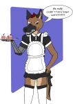  absurd_res anthro canid canine canis chez clothing domestic_dog german_shepherd herding_dog hi_res maid_uniform male mammal pastoral_dog solo uniform 