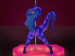 andromeda(wolfbread) anthro breasts claws cobra dancing female genitals non-mammal_breasts nude pole pole_dancing pussy reptile scales scalie smile snake snake_hood solo stripper_pole tail thick_thighs wolfbread 