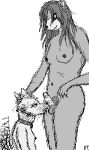  black_and_white breasts canid canine canis collar collar_only coyote domestic_ferret dominant dominant_gynomorph dominant_intersex duo gynomorph gynomorph/gynomorph holding_ear humanoid humanoid_genitalia intersex intersex/intersex kneeling_oral_position mammal monochrome mustelid musteline nude penile penis_worship pubic_fuzz pyramidtexts small_breasts sniffing_penis submissive submissive_gynomorph submissive_intersex tail tail_motion tailwag true_musteline weasel whiskers 