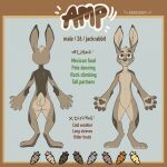  anthro artist_name brown_body brown_fur bucklucky butt closed_smile color_swatch featureless_crotch front_view fur glistening glistening_eyes hi_res lagomorph leporid long_ears male mammal model_sheet mouth_closed nude orange_eyes rabbit rear_view scut_tail short_tail solo standing tail tan_body tan_fur 
