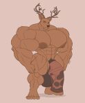  abs animal_genitalia animal_penis anthro balls big_balls brown_body brown_fur deer equine_genitalia equine_penis fur gabgbb genitals hi_res horn huge_balls huge_pecs hyper hyper_balls hyper_genitalia male mammal muscular muscular_anthro muscular_male muscular_thighs penis solo 