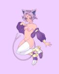  2023 absurd_res animal_ears anthro anthrofied armband bangle bedroom_eyes blue_inner_ear blush boots breasts clothing digital_drawing_(artwork) digital_media_(artwork) eeveelution espeon eye_markings eyeliner female footwear forehead_gem forked_tail full-length_portrait generation_2_pokemon gold_(metal) gold_jewelry hair hi_res high_heeled_boots high_heels humanoid jewelry legwear makeup markings mxntylewds narrowed_eyes navel nintendo pokemon pokemon_(species) portrait purple_eyes purple_hair raised_leg seductive shaded shoulderless_topwear simple_background small_breasts small_waist smile smiling_at_viewer solo solo_focus tail thigh_highs thin_tail unusual_anatomy unusual_tail 