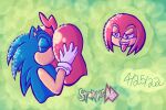 anal anthro butt butt_focus duo echidna eulipotyphlan glistening glistening_body glistening_butt glistening_eyes glistening_skin green_background hedgehog knuckles_the_echidna male male/male mammal monotreme oral purple_eyes red_body rimming sega sex sexy_eyes simple_background sonic_the_hedgehog sonic_the_hedgehog_(series) sparkles staplerad 