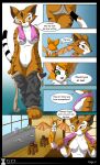  comic dreamworks duo dust:_an_elysian_tail felid feline female female/female feral fidget_(elysian_tail) hi_res invalid_color kung_fu_panda mammal master_tigress tigress_(disambiguation) yiffmasters 