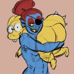  1:1 3_toes abs alphys alternate_version_at_source anthro anthro_on_anthro anus anus_only areola athletic athletic_female barely_visible_anus big_butt blue_body blue_scales breasts buckteeth butt carrying carrying_another carrying_partner claws embarrassed eye_patch eyewear fangs feet female female/female fin fingers fish glasses hair head_fin hi_res kross_draws long_hair looking_at_another looking_at_partner looking_at_viewer marine narrowed_eyes navel non-mammal_breasts nude ponytail red_hair reptile scales scalie shoulder_carry simple_background sketch small_breasts smile soles spiked_tail spikes spikes_(anatomy) tail tan_background teeth toe_claws toes undertale_(series) undyne wide_eyed yellow_body yellow_sclera yellow_skin 