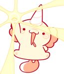  animal_focus axolotl blush chibi grindzone happy horns open_mouth original saliva smile sweet_corn 