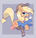  anal anal_penetration animal_genitalia animal_penis applejack_(mlp) balls big_penis blonde_hair blush blush_lines bodily_fluids clothing clumsypaws cowboy_hat cutie_mark disembodied_penis dripping earth_pony equid equine equine_genitalia equine_penis feral friendship_is_magic genital_fluids genitals green_eyes gynomorph gynomorph_penetrated hair hasbro hat headgear headwear hi_res horse huge_penis intersex intersex_penetrated legwear male mammal my_little_pony orange_body penetration penis pony precum precum_drip sigh solo stockings tail yellow_tail 