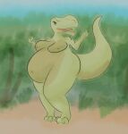  anthro breasts bursting dinosaur female inflation nezzieplump nipples overweight pinup popping pose pregnant pregnant_female priscilla_(nezzieplump) reptile scalie solo theropod tyrannosaurid tyrannosaurus tyrannosaurus_rex 