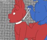  ahegao anal anal_penetration anthro big_butt bodily_fluids butt cake_top collar cum cum_drip digital_media_(artwork) dripping duo english_text erection from_behind_position genital_fluids hand_on_butt hi_res kinktober lagomorph leash leash_pull leashed_collar leporid looking_pleasured male male/male male_penetrated male_penetrating male_penetrating_male mammal open_mouth penetration rabbit sex simple_background text tongue tongue_out 