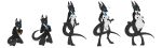 anthro big_breasts black_body breast_expansion breasts clothed clothing colored curse dragon expansion female genitals hand_on_stomach hi_res hoodie jewelry kobold necklace nipples partially_clothed pregnant pregnant_female pussy rapid_pregnancy solo species_transformation surprised_expression tomek1000 topwear transformation white_body 