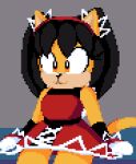  animated anthro black_eyelashes black_hair digital_media_(artwork) domestic_cat eyelashes eyeshadow felid feline felis female fur hair honey_the_cat makeup mammal overweight overweight_anthro overweight_female pixel_(artwork) pixel_animation purple_eyeshadow sega solo sonic_the_fighters sonic_the_hedgehog_(series) speedsmygame1 tan_body tan_fur yellow_body yellow_fur 