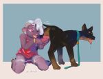  absurd_res after_sex anatomically_correct anatomically_correct_genitalia anatomically_correct_penis anthro anthro_on_feral bestiality bodily_fluids bovid canid canine canis caprine charisma clothed clothing collar cum cum_on_clothing cum_on_leg cum_on_legwear cum_string dobermann domestic_dog drafthoof dress drooling duo feral footwear genital_fluids genitals handjob_from_behind hi_res high_heels jewelry kiss_mark_on_balls kiss_mark_on_penis knot legwear lipstick makeup mammal oral pantyhose penis pinscher saliva saliva_string sheep stockings tongue tongue_out translucent translucent_clothing upskirt worship 