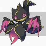  banette colored_skin commentary_request full_body highres looking_to_the_side mega_banette mega_pokemon no_humans pink_eyes pink_skin pio_(piopio_poke) pokemon pokemon_(creature) solo zipper zipper_pull_tab 