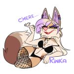  2023 4_fingers anthro breasts canid canine clothed clothing digital_media_(artwork) ear_piercing ear_ring ei-ka female fingers fox mammal midriff navel open_mouth piercing ring_piercing simple_background smile teeth tongue white_background 