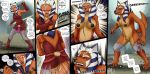  2023 ahsoka_tano alien alien_humanoid anthro areola black_sclera blue_eyes boots breasts canid canine chest_tuft clothing crotch_tuft dialogue eyes_closed facial_markings female footwear fur genitals growth head_markings hi_res humanoid humanoid_to_anthro lekku_(anatomy) lightsaber mammal markings melee_weapon nipples open_mouth orange_body orange_fur orange_skin pussy solo species_transformation star_wars tail_growth tan_body tan_fur togruta torn_clothing transformation tuft weapon were werecanid werecanine werewolf witchfiend 