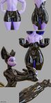  absurd_res anthro bat bulge clothing dragon equid equine gloves goo_creature handwear hi_res horse kurolatex latex latex_clothing latex_gloves latex_stockings male mammal null null_bulge panties pony rubber rubber_clothing rubber_suit solo transformation underwear 