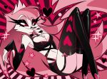  absurd_res akuma_nemui anthro avian belly bird bird_demon bra cheek_tuft chest_tuft clothing crown demon facial_tuft female galliform hair headgear hi_res legwear lingerie long_hair panties peafowl peafowl_demon phasianid phone shoulder_tuft solo stockings tiara tori_(akuma_nemui) tuft underwear 