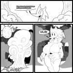  1:1 anthro big_breasts black_eyes breasts cheek_tuft claws comic creepypasta dialogue dipstick_ears eulipotyphlan facial_tuft fan_character female forest hedgehog hi_res huge_breasts mammal monochrome moon multicolored_ears neck_tuft needlem0use_(analogue_horror) onomatopoeia open_mouth plant sarah_(needlemouse) sega sharp_claws sharp_teeth solo sonic.exe_(creepypasta) sonic_the_hedgehog sonic_the_hedgehog_(series) sonic_the_werehog sonic_unleashed sound_effects speech_bubble teeth text thick_thighs transformation tree tuft unknown_artist were wereeulipotyphlan werehog wide_hips 