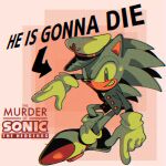  1boy buttons copyright_name english_text full_body gloves grin hat highres jacket looking_at_viewer male_focus owendigo peaked_cap shoes smile solo sonic_(series) sonic_the_hedgehog the_murder_of_sonic_the_hedgehog white_gloves 