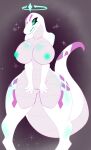  alrecsolus anthro big_breasts big_tail breasts curvy_figure female halo hi_res nude reptile scalie snake solo tail thick_thighs voluptuous 