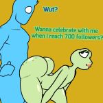  amphibian amphibian_humanoid animal_humanoid animated anthro big_butt big_muscles blue_body blue_hair blue_skin butt duo faceless flirting freckles freckles_on_butt freckles_on_thighs frog frog_humanoid girly green_body green_skin hair hi_res hidrobandis huge_butt huge_eyes humanoid hybrid lips lipstick looking_at_another looking_at_partner looking_back looking_confused looking_pleasured looking_up makeup male male/male muscular no_pupils noseless nude papriko paps_(papriko) slime tagme teasing text thick_lips thick_thighs white_eyes wide_hips 